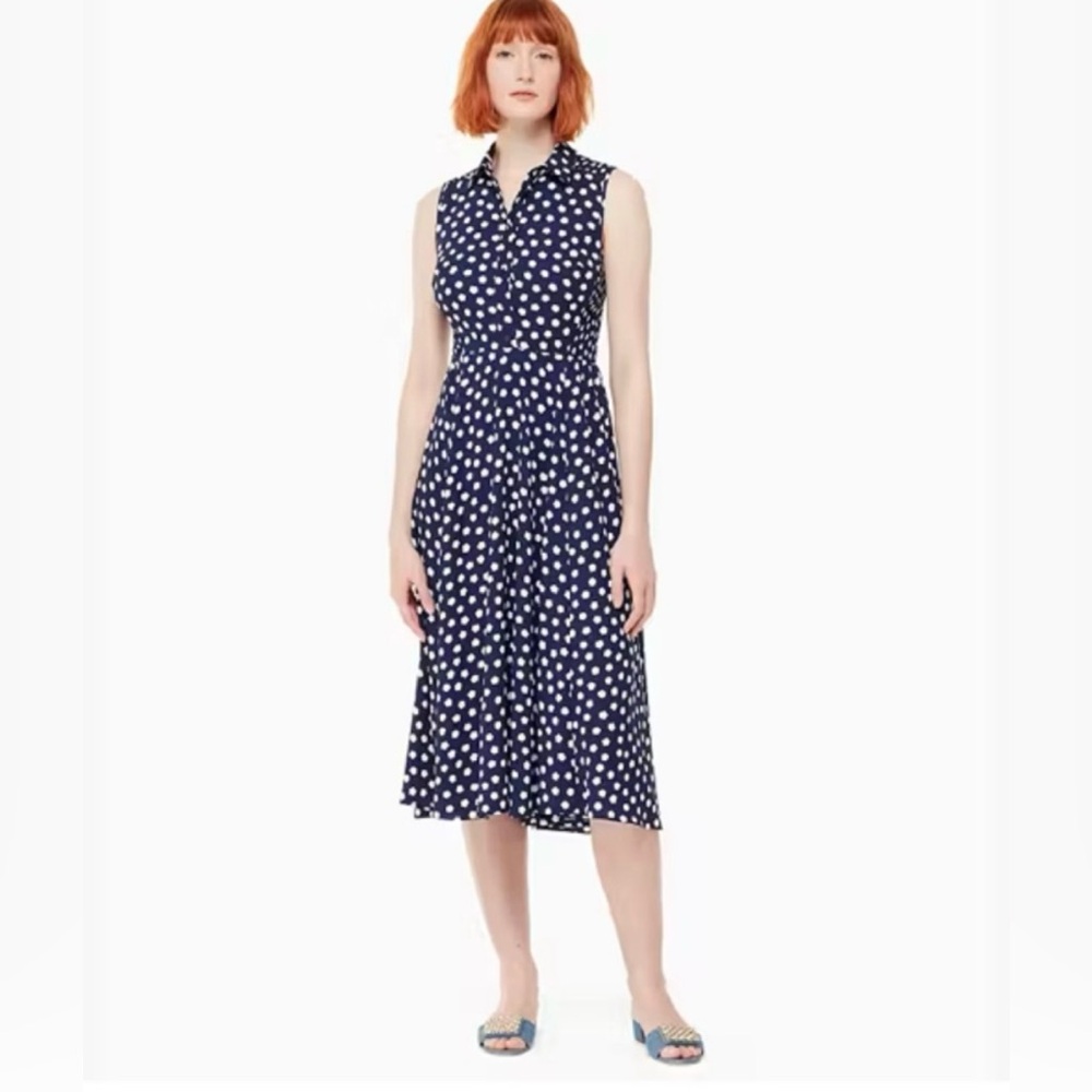 Kate Spade cloud dot midi dress